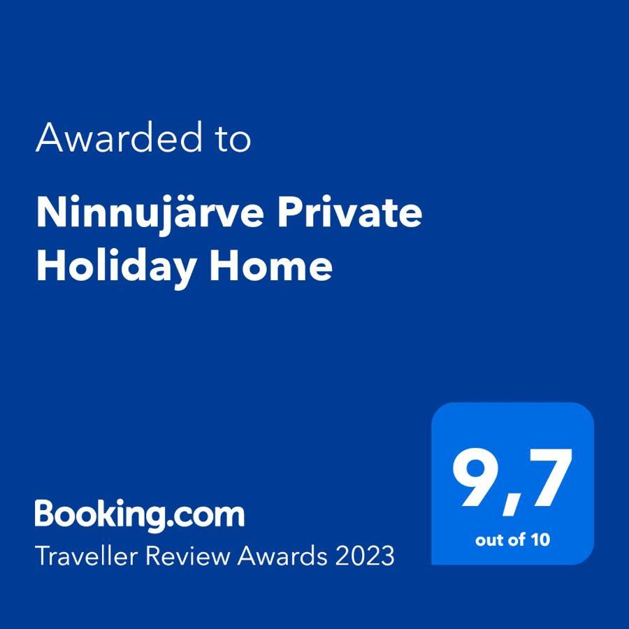 Ninnujaerve Private Holiday Home Nasva Exterior foto